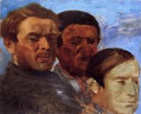 Degas, Edgar - Three Heads